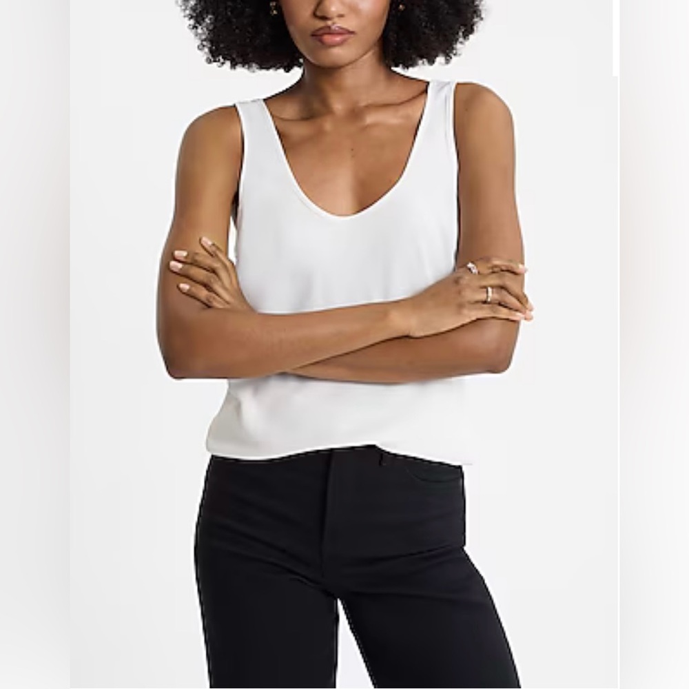 Express Ivory Tank Top